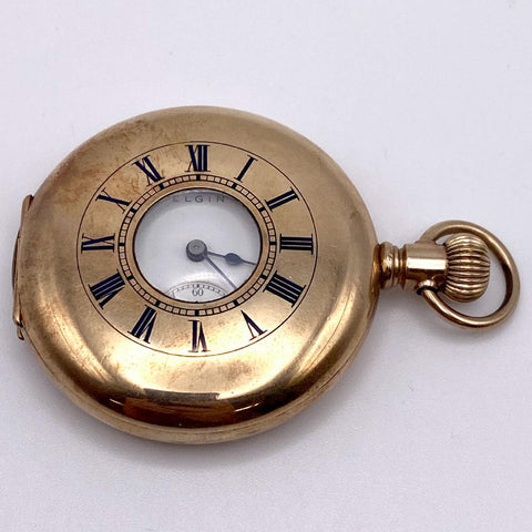 1912 Elgin GF Pocket Watch - 7 Jewel, Model 6, Size 16s, South African Railway