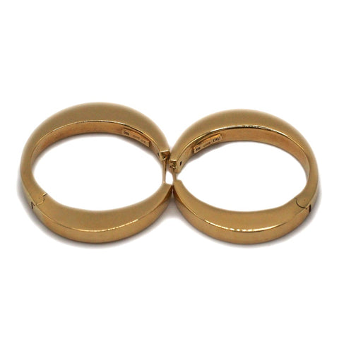 Roberto Coin 18k Yellow Gold Oval Hoop Earrings