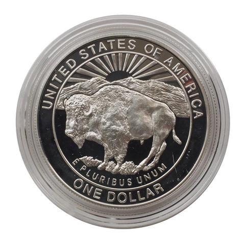 1999 Yellowstone National Park Commemorative 2-Coin Proof and Uncirculated Set - PQBU/Gem Proof in OGP w/ COA