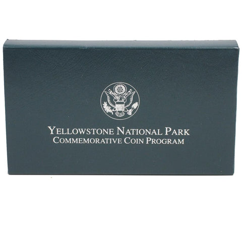 1999 Yellowstone National Park Commemorative 2-Coin Proof and Uncirculated Set - PQBU/Gem Proof in OGP w/ COA