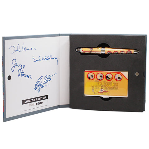 ACME The Beatles "Yellow Submarine" Rollerball & Card Case Set #209/1000
